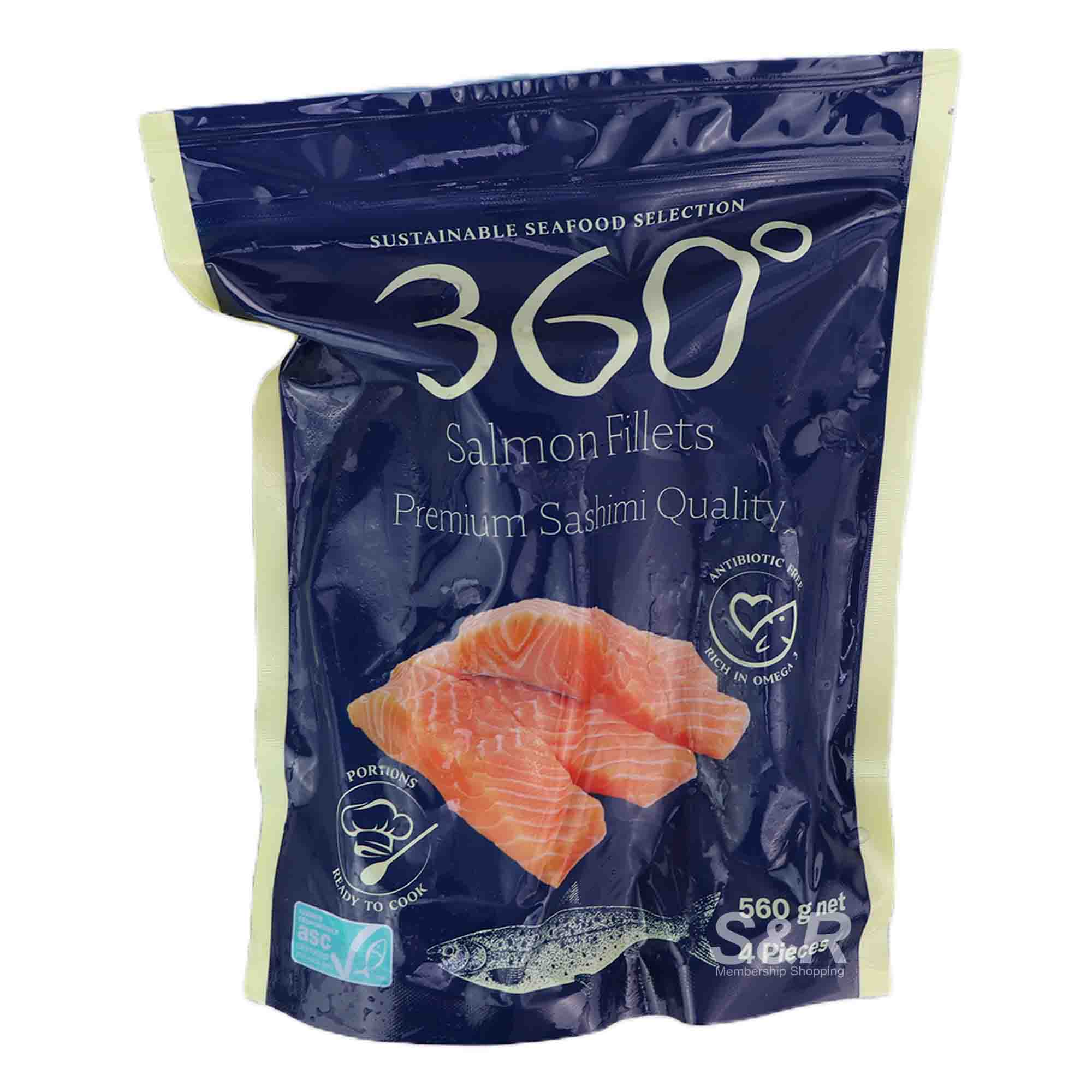 360° Salmon Fillets 560g